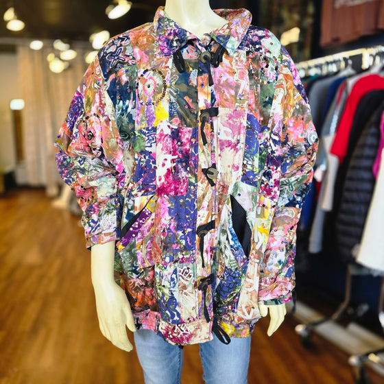 CHERI Tapestry Jacket w. Sequins L - PopRock Vintage. The cool quotes t-shirt store.