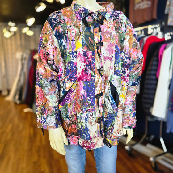 CHERI Tapestry Jacket w. Sequins L - PopRock Vintage. The cool quotes t-shirt store.