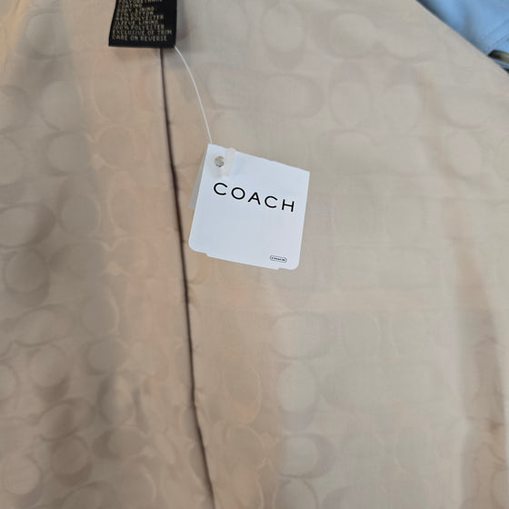 COACH NWT Lightest Blue Rain Coat S - PopRock Vintage. The cool quotes t-shirt store.