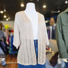 DRESSBARN NWT Tan Open Knit Short Sleeve Cardigan L - PopRock Vintage. The cool quotes t-shirt store.