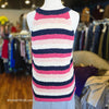 J CREW Pink/Navy/Peach Sweater Tank L - PopRock Vintage. The cool quotes t-shirt store.