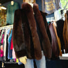 VINTAGE Mink/Fox Trim Coat - PopRock Vintage. The cool quotes t-shirt store.