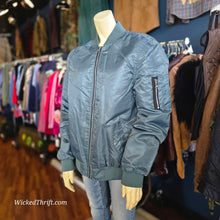  BROOKLYN CLOTH Teal Zip Up M - PopRock Vintage. The cool quotes t-shirt store.