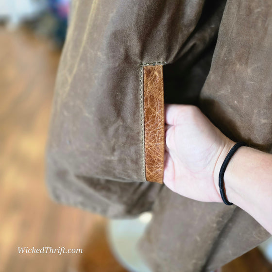 FOG CUTTER BY SURTAN Oiled Canvas Jacket 2XL - PopRock Vintage. The cool quotes t-shirt store.