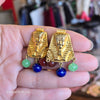 VINTAGE Pharoah Clip On Earrings - PopRock Vintage. The cool quotes t-shirt store.