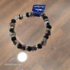 REAL CRYSTAL Black/Rose Beaded Stretchy Bracelet - PopRock Vintage. The cool quotes t-shirt store.