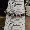 REAL CRYSTAL Black/Rose Beaded Stretchy Bracelet - PopRock Vintage. The cool quotes t-shirt store.