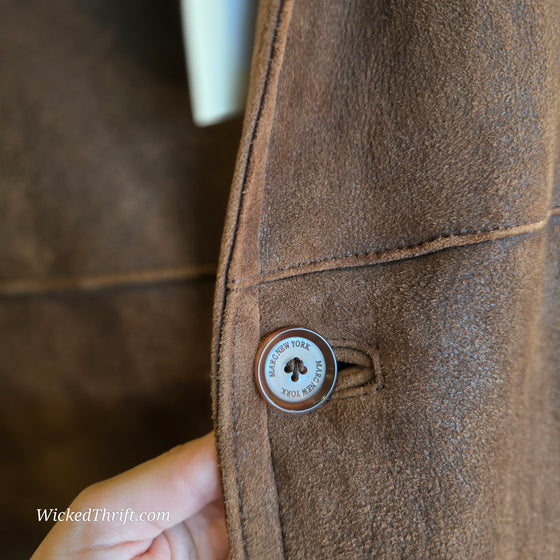 MARC NEW YORK Shearling Jacket - PopRock Vintage. The cool quotes t-shirt store.