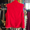 LAURA SCOTT Red Fleece Zip Up Vest XL - PopRock Vintage. The cool quotes t-shirt store.