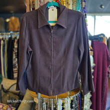  BRIGGS Brown Zip Up Jacket M - PopRock Vintage. The cool quotes t-shirt store.