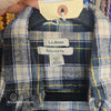 LL BEAN Green Plaid Flannel XXS - PopRock Vintage. The cool quotes t-shirt store.