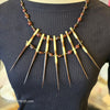 AFRICAN PORCUPINE QUILL Necklace - PopRock Vintage. The cool quotes t-shirt store.