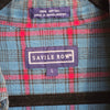 VTG SAVILE ROW Blue/Pink Flannel L
