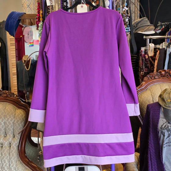 COSTUME Purple Disco/Daphne Stripe Dress