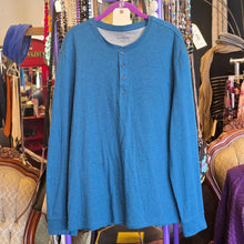  UNTUCKIT Blue Button Neck Long Sleeve XXL