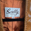 SCULLY Tan Leather Fringe/Beaded Western Vest 36
