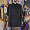 PRICE DROP! VENIZIA JEANS Black Velvet High Neck Short Sleeve Top 22/24