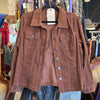 CHRISTOPHER & BANKS Brown Corduroy Jacket L