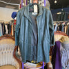 VTG RZ ORIGINALS Green Leather Mid Length Jacket L AS IS