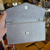 SILVER GLITTER Envelope Evening Bag - PopRock Vintage. The cool quotes t-shirt store.