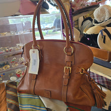  DOONEY & BOURKE Caramel Leather Florentine - PopRock Vintage. The cool quotes t-shirt store.