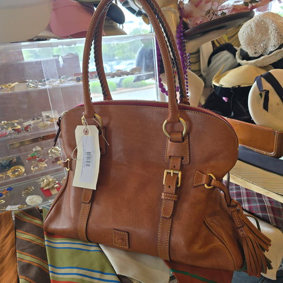 DOONEY & BOURKE Caramel Leather Florentine - PopRock Vintage. The cool quotes t-shirt store.