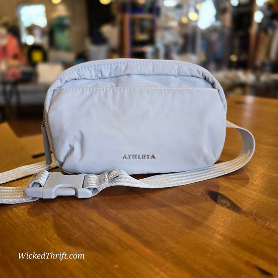 ATHLETA Grey Belt Bag - PopRock Vintage. The cool quotes t-shirt store.