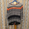 CHERI Grey/Orange Knit Zip Up Sweater XL - PopRock Vintage. The cool quotes t-shirt store.