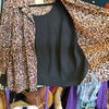 NOTATIONS Cheetah Faux Layer Top 2X