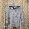 JONES NY Blue/White Stripe Linen Hooded Jacket S - PopRock Vintage. The cool quotes t-shirt store.