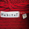 HABITAT Red /Black Stripe Top L