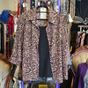NOTATIONS Cheetah Faux Layer Top 2X