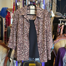  NOTATIONS Cheetah Faux Layer Top 2X