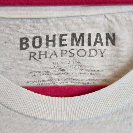 PRICE DROP! BOHEMIAN RHAPSODY White "Fearless Lives Forever" Tee 2X