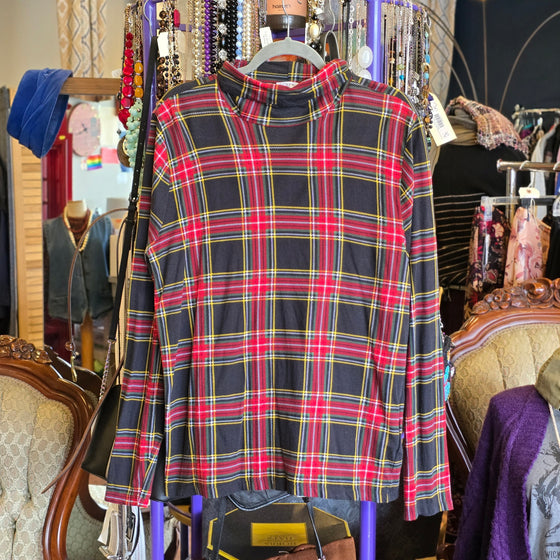 PRICE DROP! J CREW Plaid Turtleneck XXL