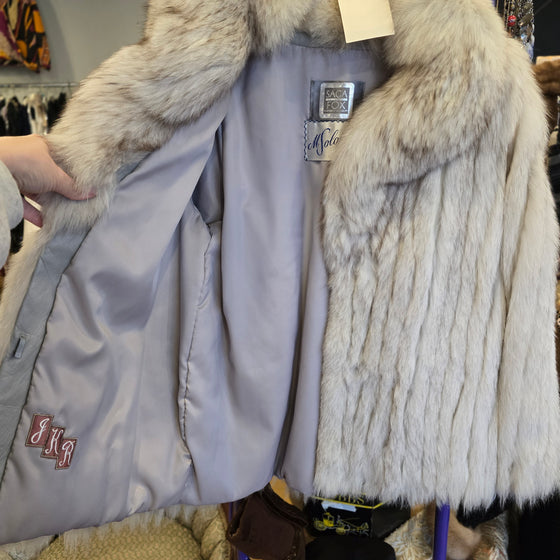 VINTAGE FUR SAGA FOX White Fox Coat