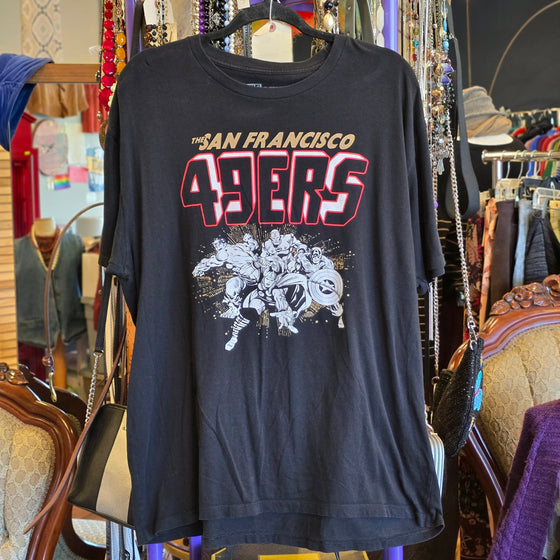 PRICE DROP! MARVEL X JUNK FOOD Black 49ers Tee XL