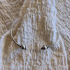 CAPE COD Sterling Silver Open Double Ball Bracelet