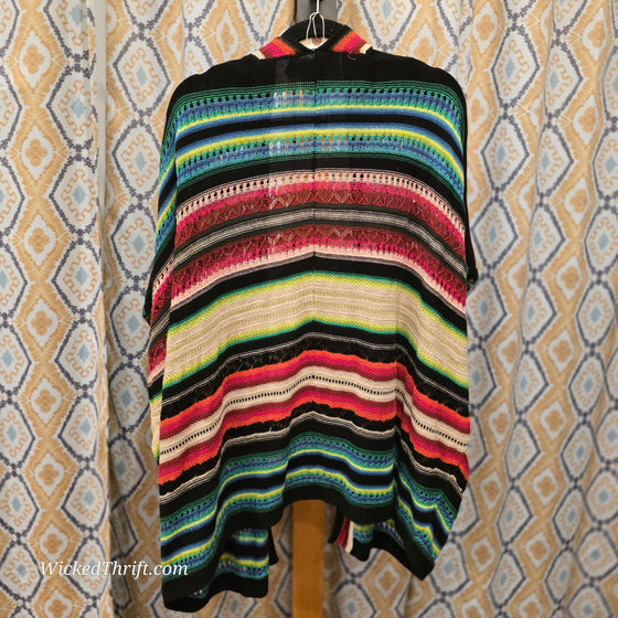 LAUREN RALPH LAUREN Colorful Knit Open Front Cardigan L/XL - PopRock Vintage. The cool quotes t-shirt store.