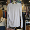 LULULEMON White Long Sleeve Workout Top L