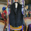 MARSH LANDING Black Suede/Silky Vest M AS IS