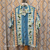 CURRENT Colorful Rayon Hawaiian Shirt L - PopRock Vintage. The cool quotes t-shirt store.