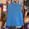 KAREN SCOTT Turquoise Vest AS IS 1X