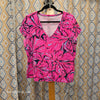 LILLY PULITZER Pink/Blue Tee XL - PopRock Vintage. The cool quotes t-shirt store.
