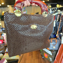  WHITING & DAVIS Brown Chain Mail w. Beautiful Handle