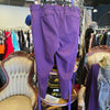 LANE BRYANT Purple/Black Polkadot Pants 22