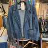 MUAH Dark Wash Contrast Stitch Denim Jacket 22/24