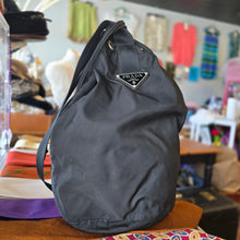 PRADA Black Nylon Drawstring Bucket Bag - PopRock Vintage. The cool quotes t-shirt store.