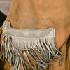 VINTAGE 60s Deerskin Fringe Leather Jacket