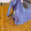 TORY BURCH Purple "Ivy Slouch Satchel" - PopRock Vintage. The cool quotes t-shirt store.